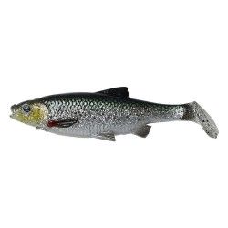 3D Roach Paddle Tail 7,5cm 5g GREEN SILVER